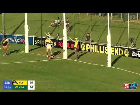 Eagles Rhyan Mansell goal-saving tackle - Rd 5 Statewide Super League