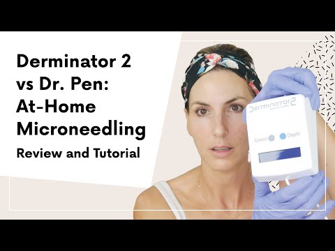 Derminator 2 vs Dr. Pen: At-home Microneedling review...