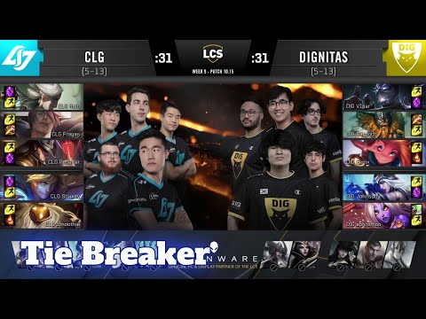 CLG vs Dignitas - Tie Breaker | Week 9 Day 3 S10 LCS Summer 2020 | CLG vs DIG W9D3