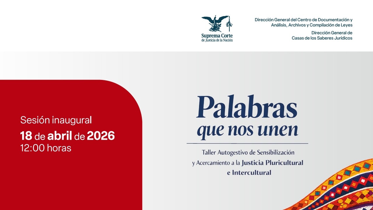 Palabras que nos unen. Conferencia Magistral