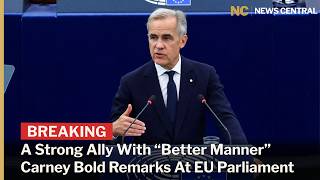 FULL SPEECH: Mark Carney Sends Powerful Canada Europe Message At EU Parliament | AC1F