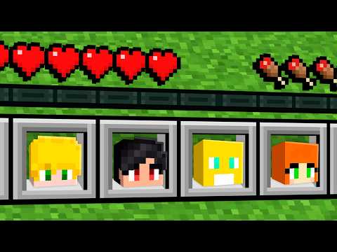 24 HORAS PRESOS no INVENTARIO do Minecraft!