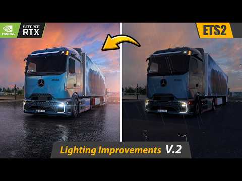 ETS2 Lighting Improvements V2 🌟 - Next Level Realistic Graphics Mod Full Review + Installation 🚛