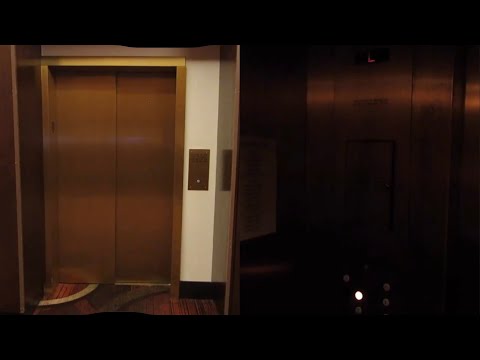 Weird and Dark Dover Hydraulic Elevator @ Sheraton Times Square, New York, NY