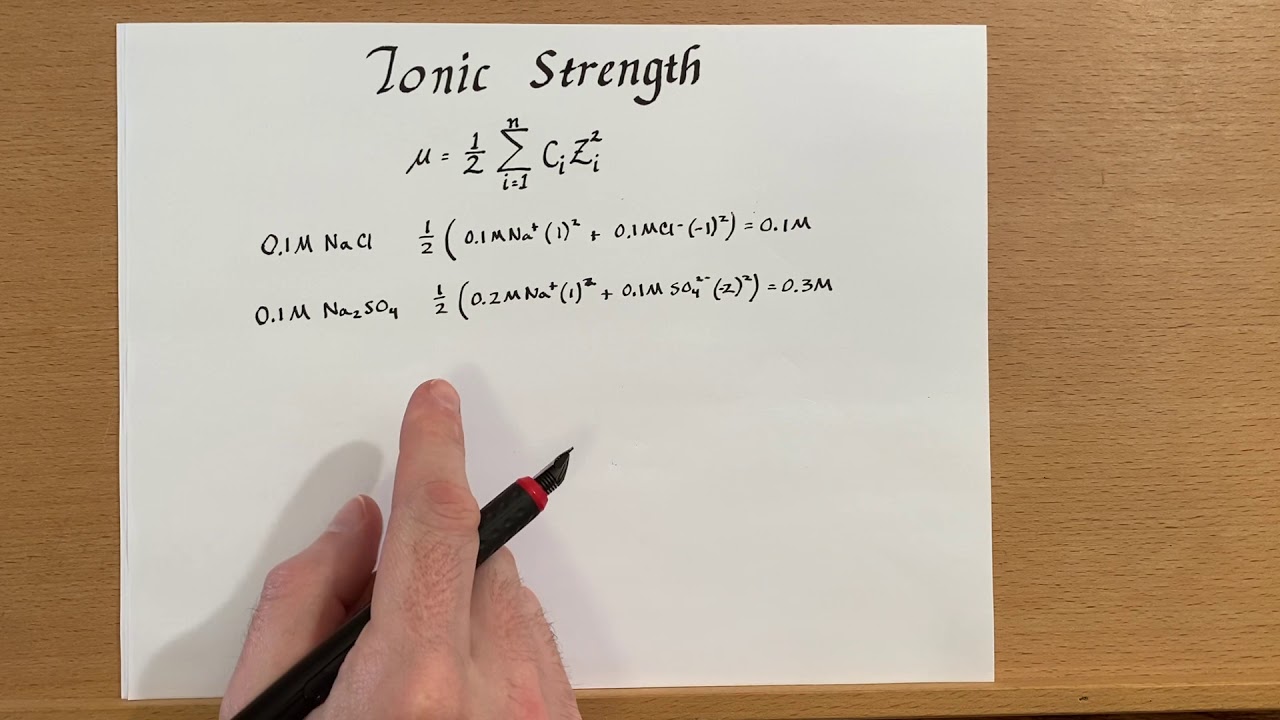 Ionic strength