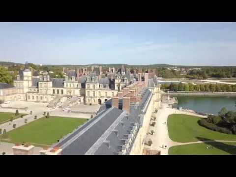DRONE VIDEO: Flying over and around Fontainebleau, France