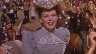Judy Garland Karaoke - Atchison, Topeka and the Santa Fe, Part 2 with lyrics - Harvey Girls