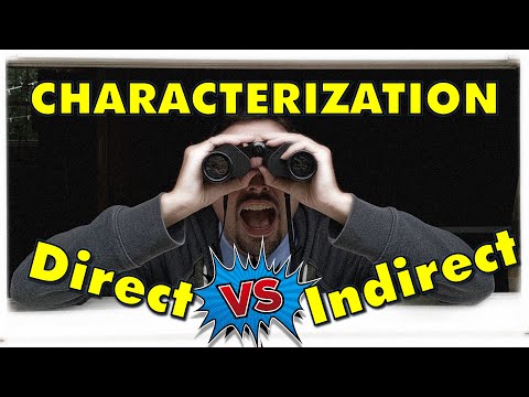 Direkte und indirekte Charakterisierung: Zeigen und Erzählen