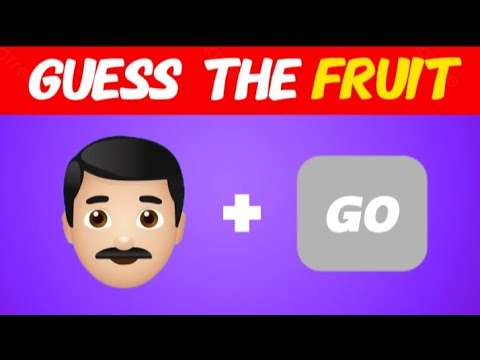 Guess the FRUIT by Emoji? 🍎 Emoji Quiz