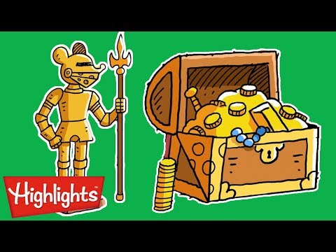 CHEESY TREASURE - Hidden Pictures Puzzles