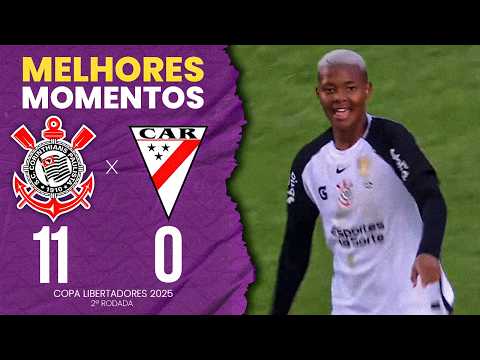 MELHORES MOMENTOS | CORINTHIANS 11X0 ALWAYS READY | LIBERTADORES FEMININA 2025