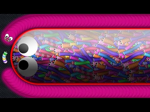 Slither.io A.I. 001 Strong Bad Snake Skin Hacked? vs. 98996 Snakes Epic Slitherio Gameplay!