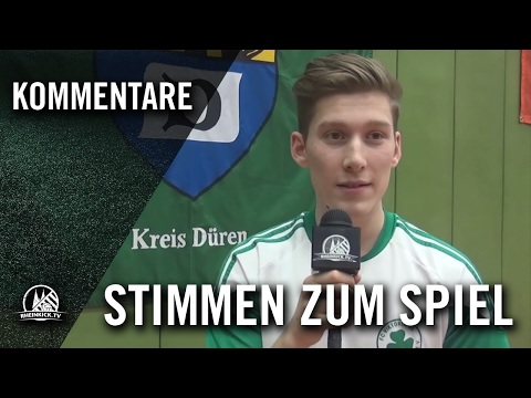 Kerem Türk (FC Viktoria 08 Arnoldsweiler) und Mehmet Türkmen (FC Schwarz-Weiß Titz) - Die Stimmen