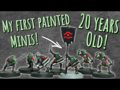 Revisiting my first painted minis | Repainting my 20 YEAR OLD Moria Goblins!