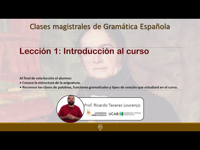 Vídeo relacionado con GRAMÁTICA ESPAÑOLA: 6 (Bibliotheca philologica)