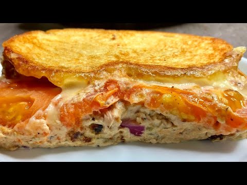 The Best Tuna Melt Sandwich Recipe | Easy Cheesy Tuna Melt