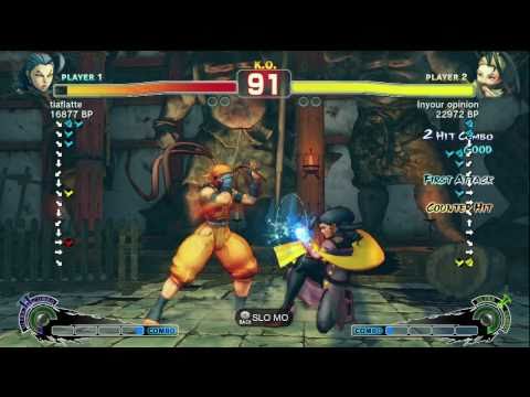 Iyo [Ibuki] vs tiaflatte [Rose] SSF4 Japanese Online Ranked Matches - TRUE-HD