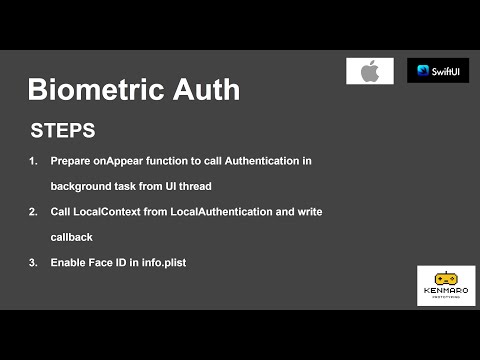 Biometric Authentication for iOS + SwiftUI