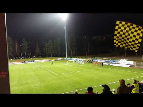 Hele straffesparkkonkurransen i play-off Notodden FK - Raufoss Fotball 4. Nov. 2017