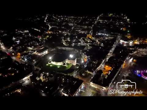✨ Rothesay at Night – Stunning Aerial Views Over the Isle of Bute 🌙 | Drone Footage in 4K