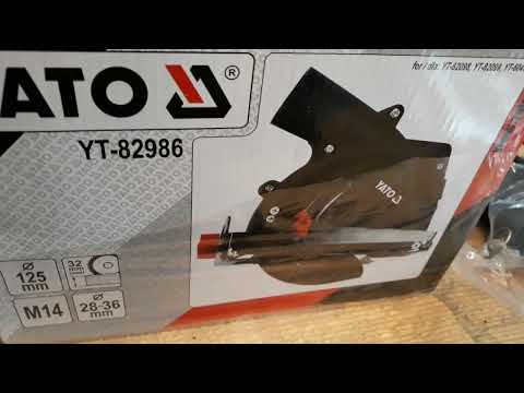 Кожух пылезащитный YATO для КШМ, диск 125мм, рез 32мм, YT-82986 Кожух пылезащитный YATO для КШМ, диск 125мм, рез 32мм, YT-82986