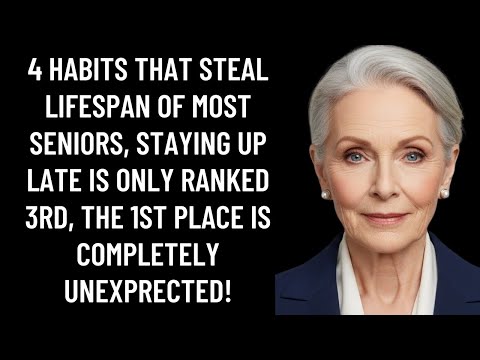 4 Habits That Steal the Lifespan of Most Seniors – Staying Up Late Is Only Ranked 3rd!
