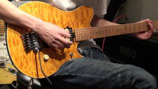 Video thumbnail for MUSIC MAN EVH Signature Trans Gold【Quilted Maple】 by 5150LBG