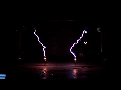 ArcAttack  - Auld Lang Syne on musical Tesla coils