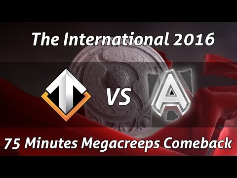 Escape vs Alliance, Escape 75 minutes Megacreeps Comeback The International 2016