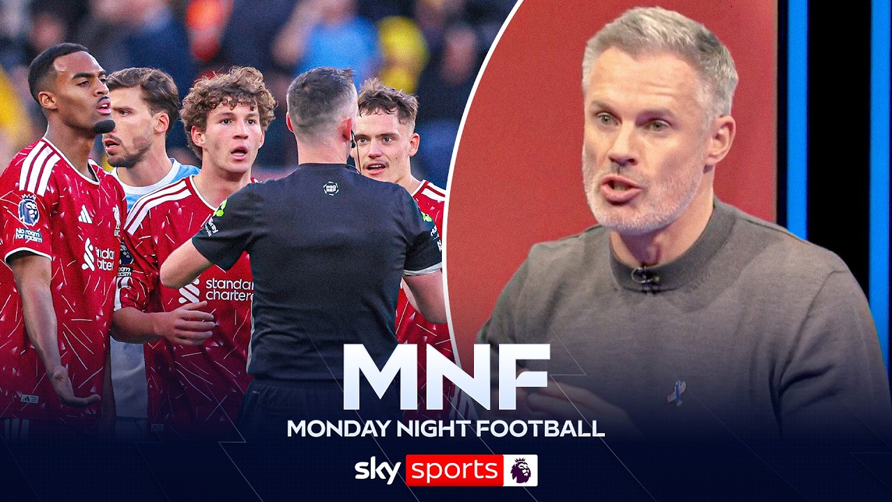“His head’s gone!” 😳 | Jamie Carragher questions Liverpool’s reaction to Gravenberch red card