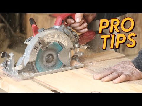 Skil Saw Pro Tips Part 2 + How to Make Perfect Cuts