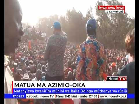 Peter Kenneth kũringithia rwa 'reke tuumanwo', Kamukunji