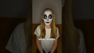 How many BONES do you have? | Maddie Moate #shorts | #facepainting #humanbody #halloween