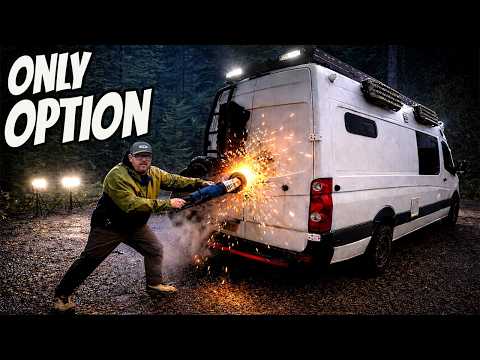 Back Doors Lock FAILED… Had To Break Into Our Own Van