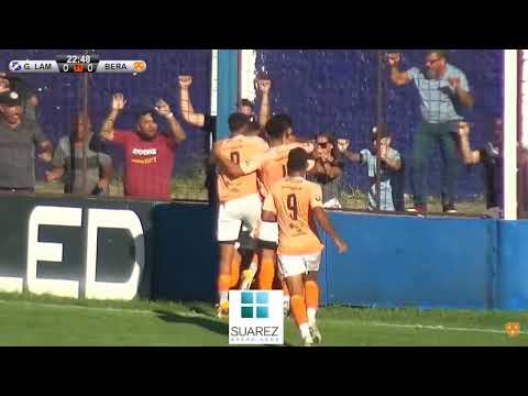 Gol de #Berazategui: Zárate pone el 1-0 ante Lamadrid