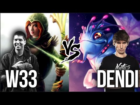 EPIC Solo Mid Battle | w33 [WR] vs. Dendi [Puck] | Dota 2