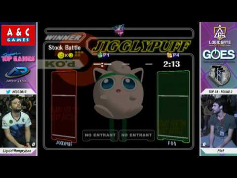 CCG2k16 SSBM Singles Top 64   Liquid'Hungrybox vs Plat