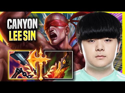CANYON IS READY FOR LEE SIN! - DK Canyon Plays Lee Sin JUNGLE vs Viego! | Season 2022