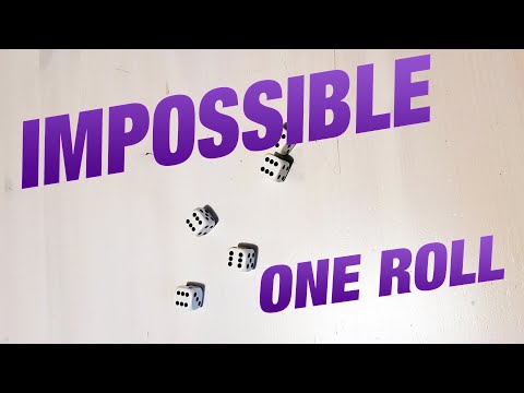 IMPOSSIBLE one roll YAHTZEE