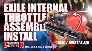 HOW TO Install Exile Internal Throttle Cable Assembly on a Harley Davidson Fat Boy or ANY other Bike