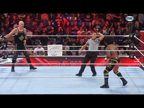 Raw 7/11/22 FULL MATCH - Happy Corbin vs Cedric Alexander