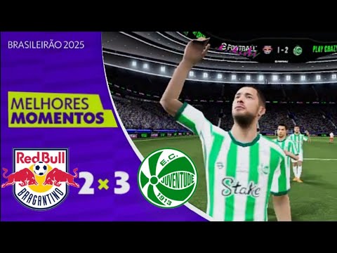BRAGANTINO 2 X 3 JUVENTUDE | 1ª RODADA DO BRASILEIRÃO 2025| ge.globo