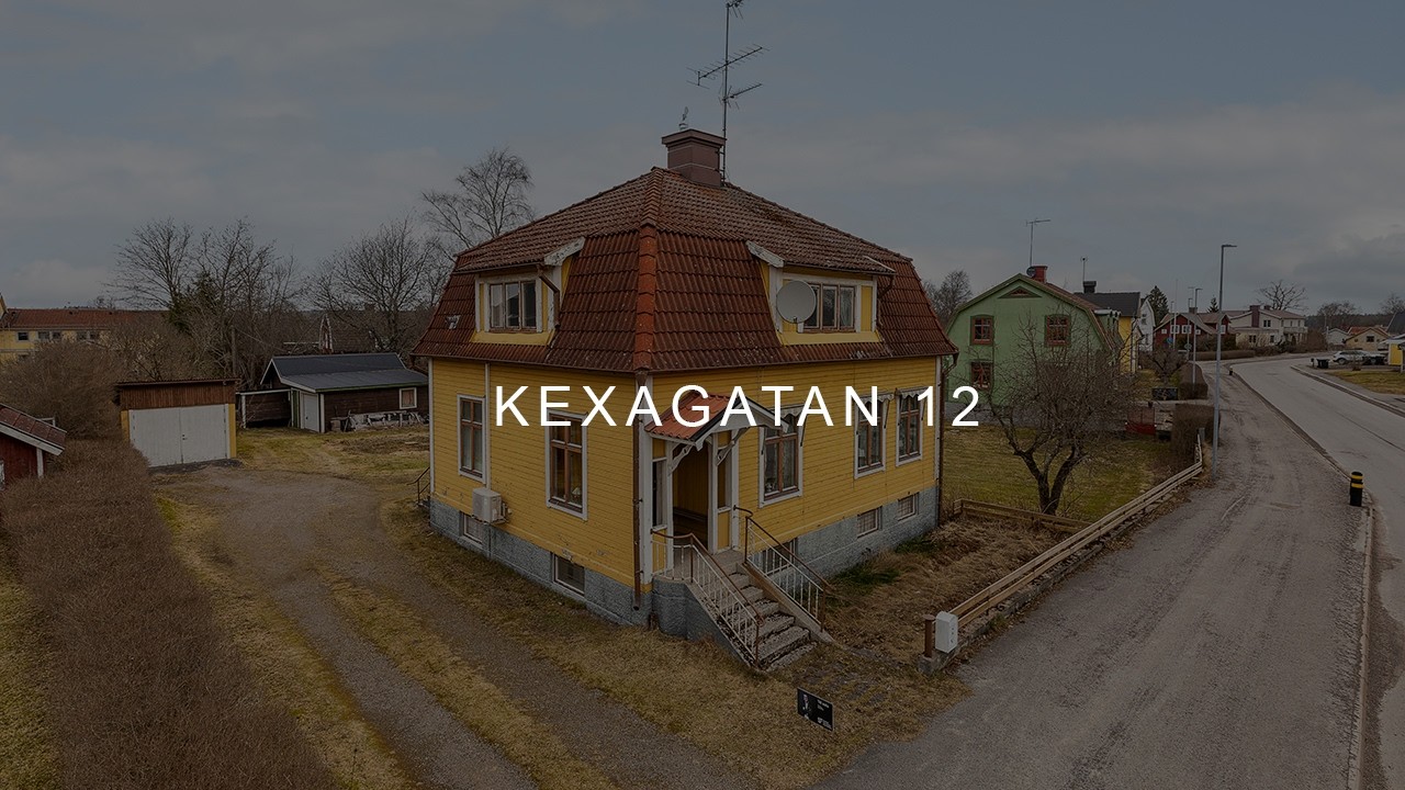 5 rum Villa på Kexagatan 12 Åseda Uppvidinge kommun - video