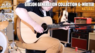 Video thumbnail for No talking...Just Tones | Gibson "Generation Collection" G-Writer Electro Cutway Natural by Peach Guitars