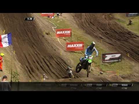Geerts passes Van doninck - MX2 Race 1 - MXGP of Germany 2019