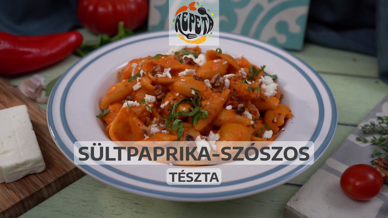 Sültpaprika-szószos tészta | Repeta
