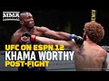 UFC on ESPN 12: Khama Worthy Wants 'Robbie Lawler vs. Rory MacDonald Type of Fights' - MMA Fighting