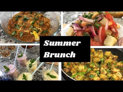 Hosting Summer Indian Brunch | Recipes+ meal planning |Indian Guest Menu