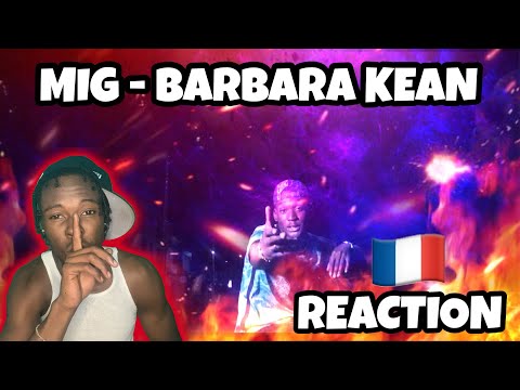 AMERICAN REACTS TO FRENCH DRILL RAP! Mig - Barbara Kean (Clip Officiel)
