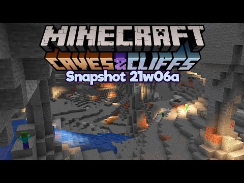 Exploring New Cave Generation in Survival! ▫ Minecraft 1.17 Snapshot 21w06a ▫ Caves & Cliffs Update
